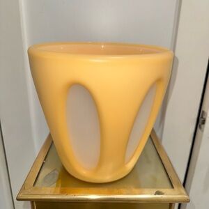 Rare Guzzini Sculpture Alien Eyes Space Age Ice Bucket Basket Italy Mid Century